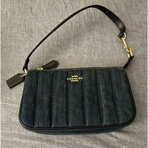 Coach denim mini bag